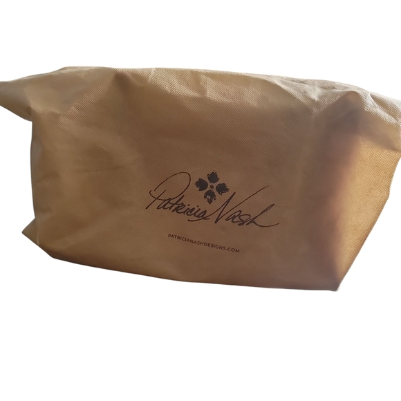 Patricia Nash Red Embossed Floral Shoulder Bag with Dush Bag Included - Picture 6 of 6